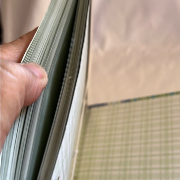 Plaid Baby Photo Album with Buttons - Picture 6 of 8